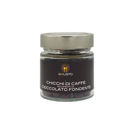 Chicchi di caffè ricoperti di cioccolato fondente