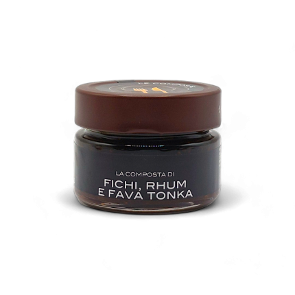 Composta di fichi, rhum e fava Tonka