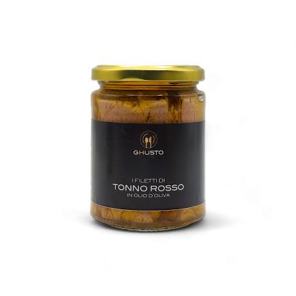 Filetti di tonno rosso in olio d'oliva