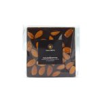 Quadrotto di cioccolato fondente 60% e mandorle